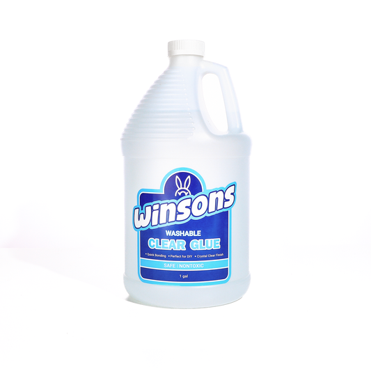 Winsons Washable Clear Glue – 1 Gallon & 1 Quart