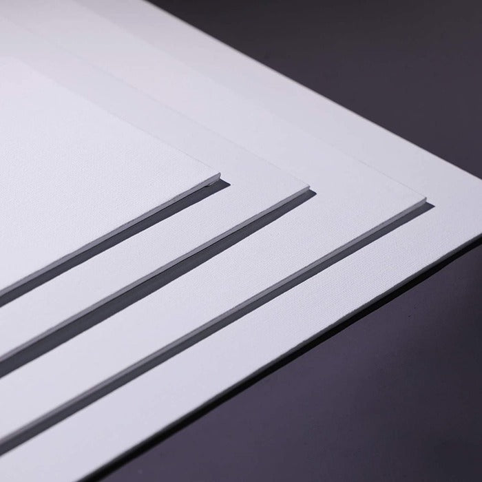 5x7 Inch Stretched Canvas Panel - Professional White Cotton