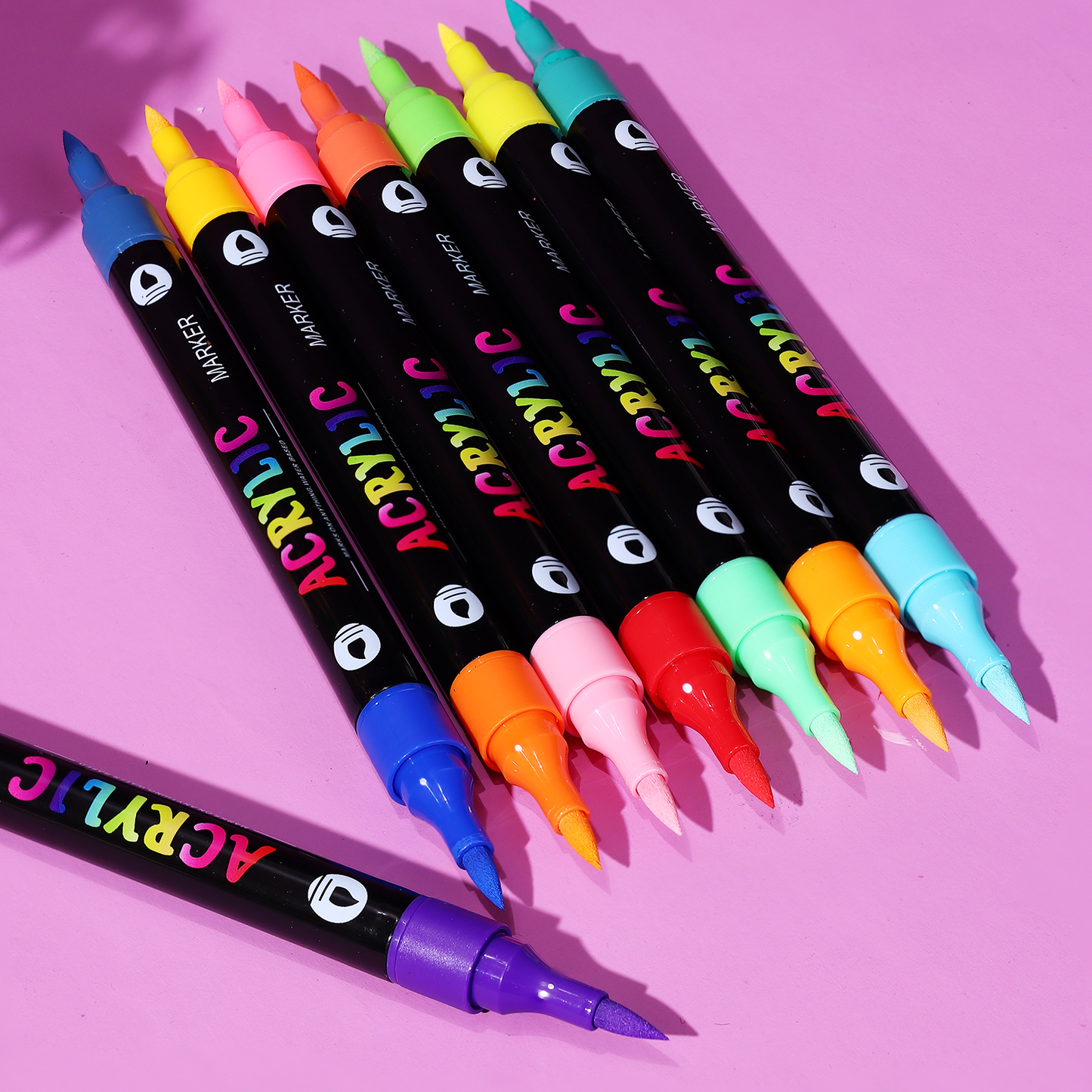 24/48/72 Colors Dual Tip Acrylic Paint Markers