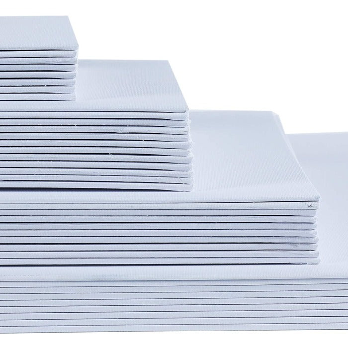 5x7 Inch Stretched Canvas Panel - Professional White Cotton