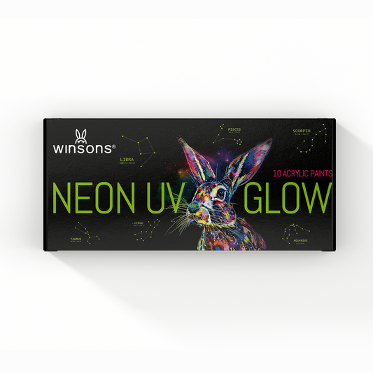WINSONS Neon Uv & Glow 10 Acrylic Paints