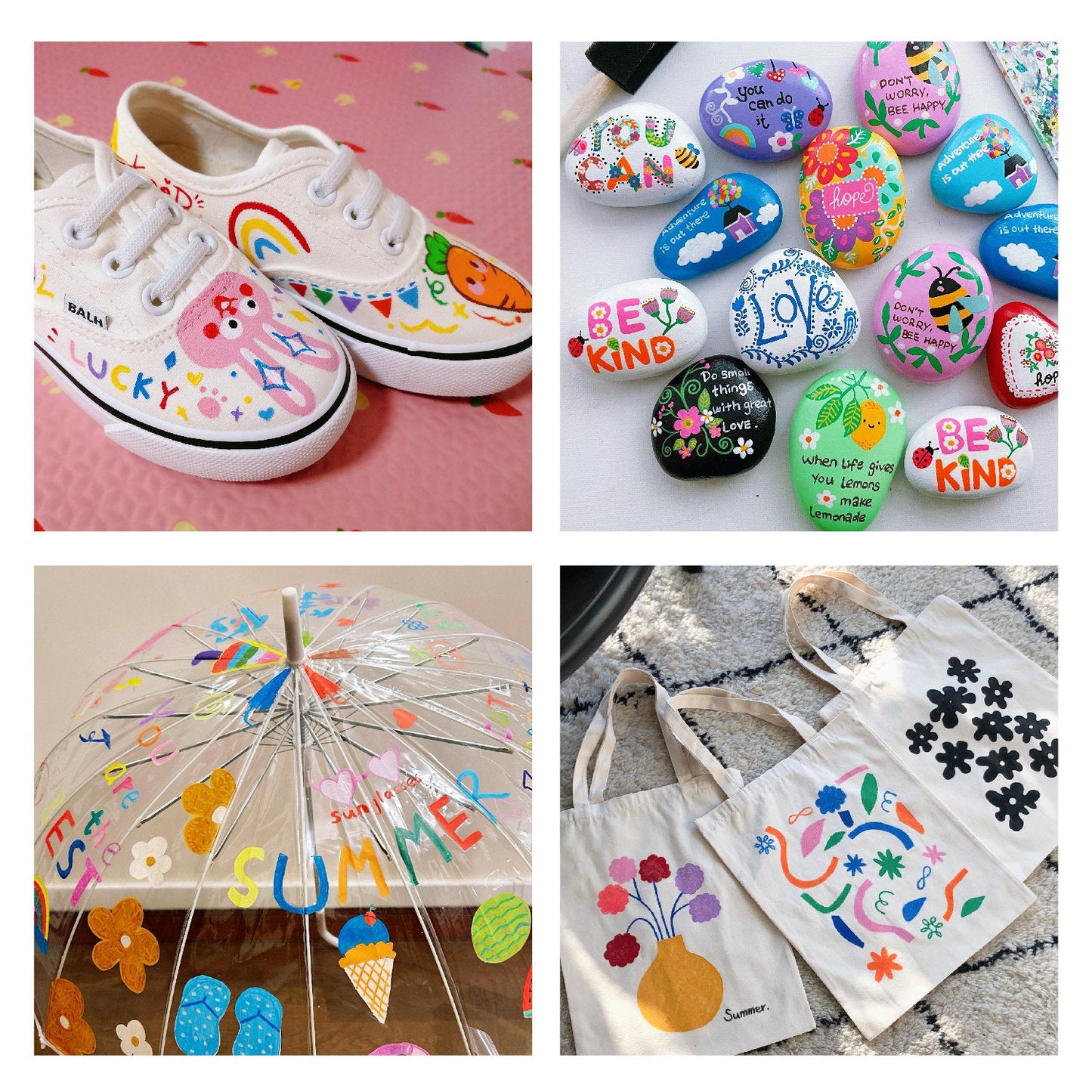 24/48/72 Colors Dual Tip Acrylic Paint Markers